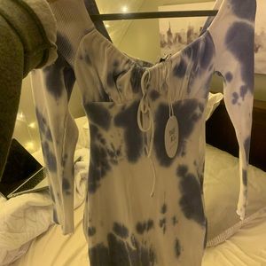 Princess Polly Tie Dye Dress (never worn!)